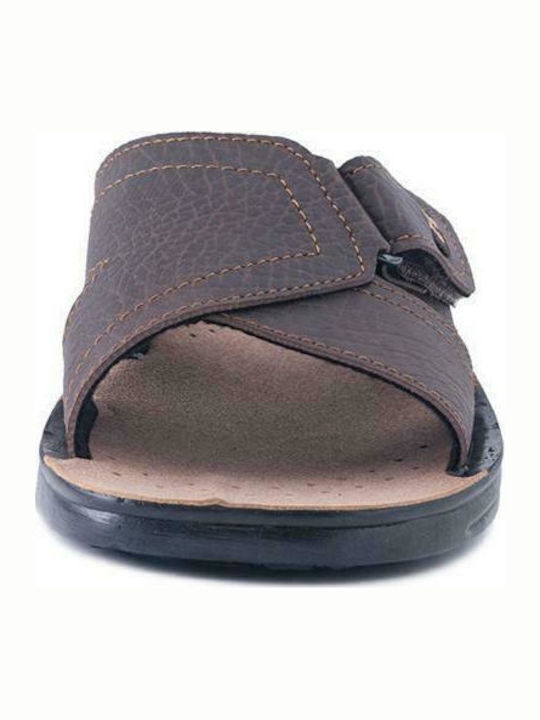 Men's Sandals Plain Brown