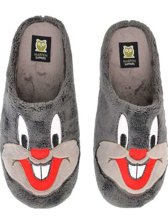 Herren Hausschuhe Grau