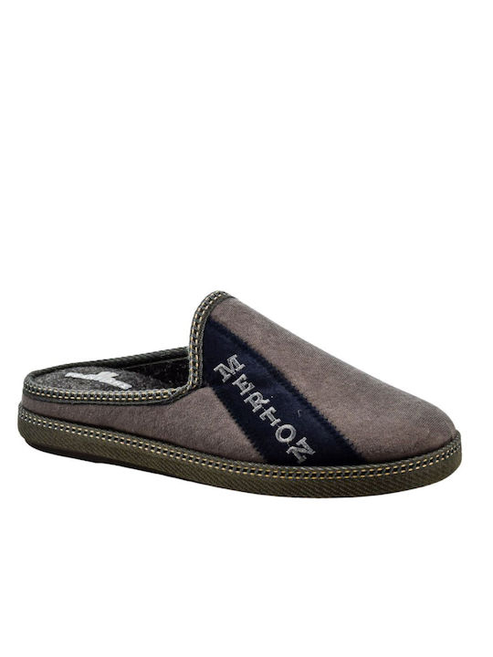 Yfantidis Men's Slipper Gray