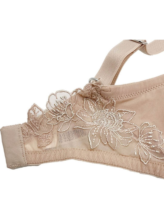 Balconette Beige Σουτιέν mit Bügel