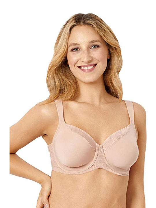 Sans Complexe Minimizer Minimizer Bra without Padding Underwire Beige