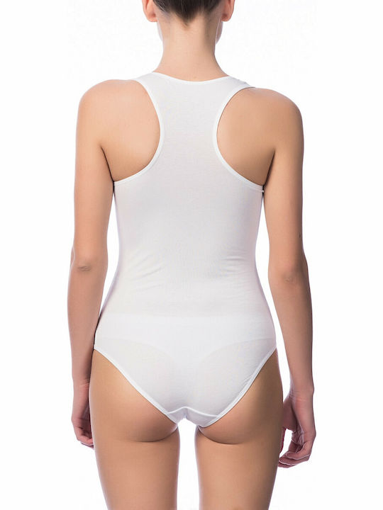 NBB Lingerie Sleeveless Bodysuit White