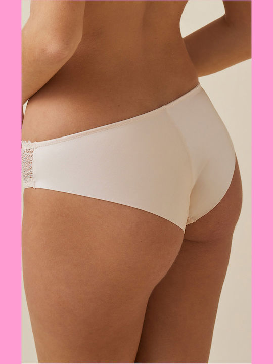 Promise Spitzen Unterwäsche-Set für Damen BH mit Brasilien Rosa