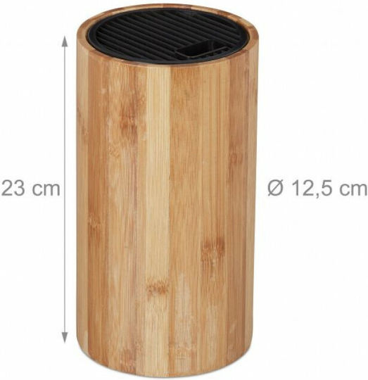 Relaxdays Μπλοκ Μαχαιριών Bamboo