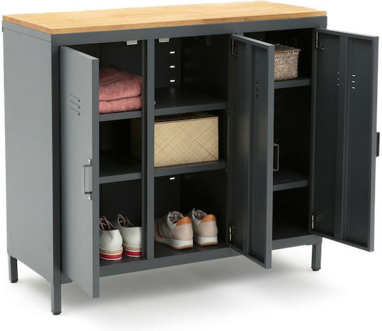 Шкаф Hiba Метал с 6 шкафчета 100x40x90бр