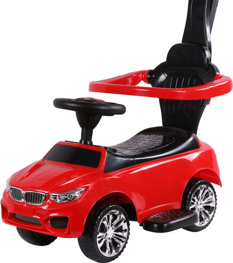 FreeOn Sport Mașină Ride On Cu Mâner Pentru Părinți Pentru 12+ Luni Roșie