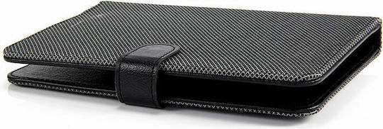Clever Flip Cover Cu Tastatură În Engleză SUA Neagră Universal 7"