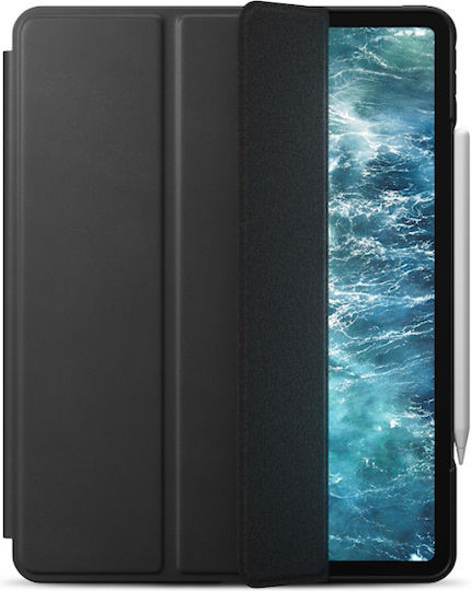 Nomad Folio Flip Cover Piele Neagră (iPad Air 2020/2022)
