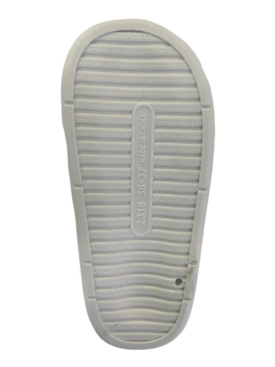 Beyounger Women's Flip Flops White