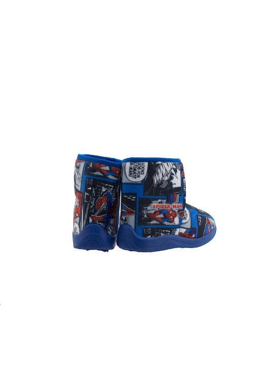 Disney Boys Closed-Toe Bootie Slippers Blue