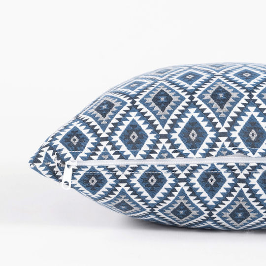 Linea Interiors Sofa-Kissen Blau 40x40cm DKΜ-T40-013