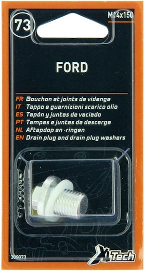 XLTech Τάπα Κάρτερ Λάδιου Αυτοκινήτου για Ford Fiesta / Mondeo / Transit / Escort / Orion / Galaxy / Tourneo / Sierra / Courier / Ka