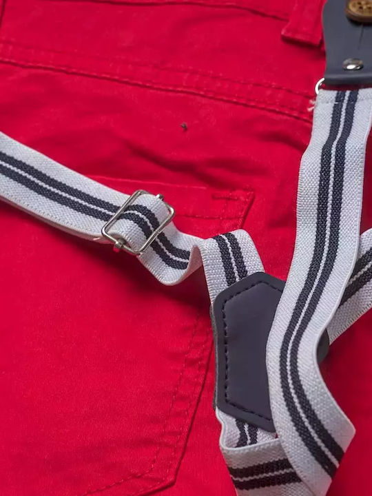 Kinder-Shorts/Bermudas Stoff Rot