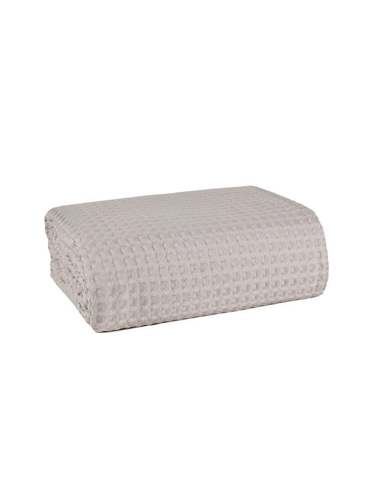 Αιγαίον Κουβέρτα Πικέ King Size 270x240εκ. Εκρού