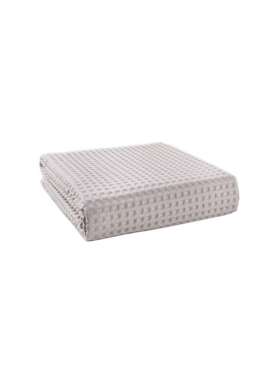 Αιγαίον Κουβέρτα Πικέ King Size 270x240εκ. Μπεζ
