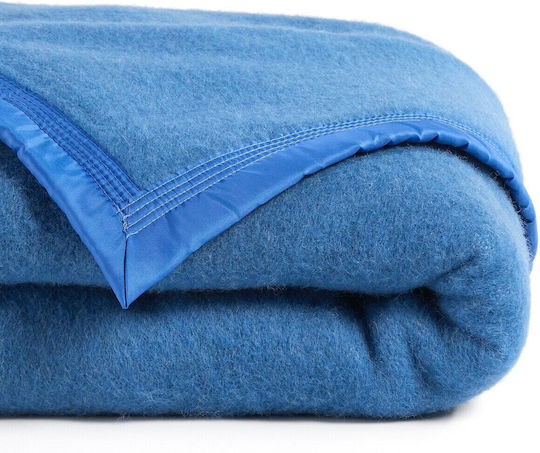 La Redoute Interieurs Woolmark Pelzige Decke Übergröße 240x220cm Beigefarbe