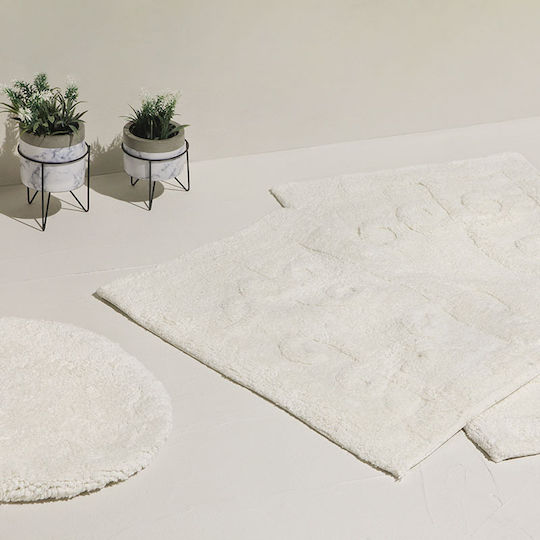 Bed&Bath Badematte Baumwolle Oval Ecru 45x45cm Bed&Bath Badematte Baumwolle Oval Ecru 45x45cm