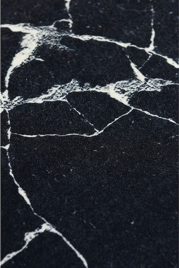 Mijolnir Rutschfest Badematte Synthetisch,Polyester/Cotton/Leather Rechteckig Black Velvet-Black Metal 40x60cm