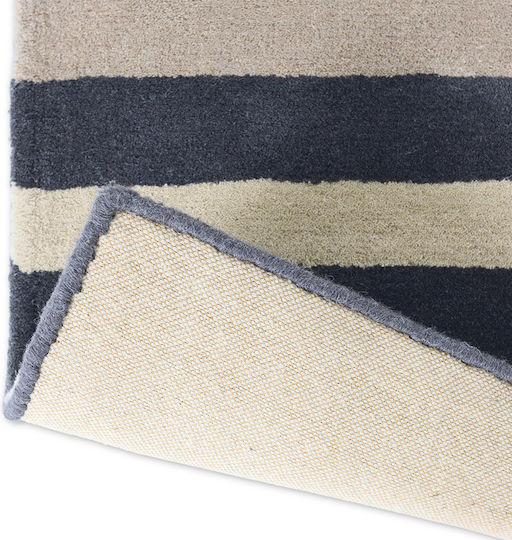 Harlequin Lucrat manual Covor Rectangular Din lână Putty Navy