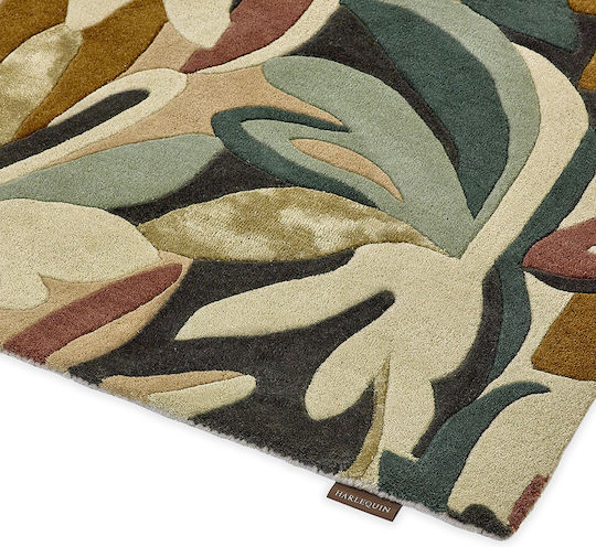 Harlequin Lucrat manual Covor Rectangular Din lână Verde