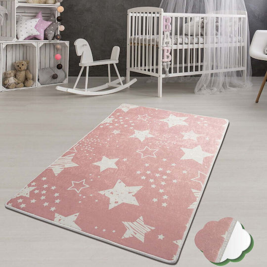 Mulex Детско килимче Розов 100x160см Mulex Детско килимче Розов 100x160см