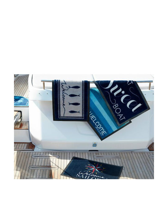 Marine Business Fußmatte Rutschfest aus Gummi Blau 50x70cm