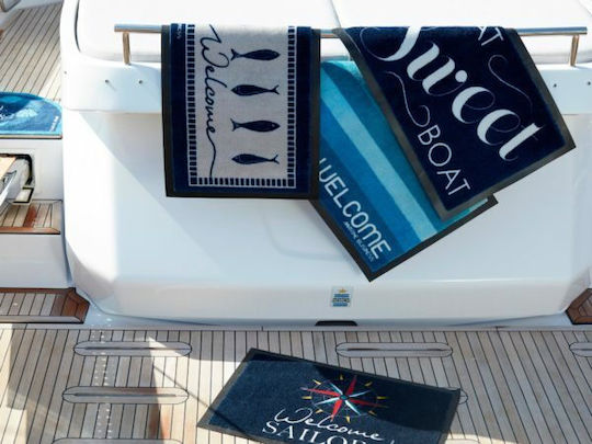 Marine Business Fußmatte aus Gummi Blau 50x70cm 41265 Blau