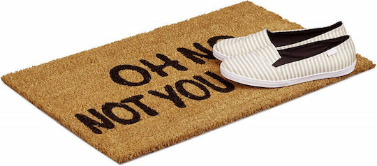 Relaxdays Entrance Mat made of Rubber Brown 40x60cm