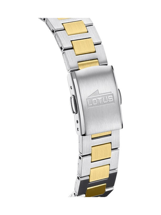 Lotus Watches Ρολόι Μπαταρίας με Μεταλλικό Μπρασελέ Lotus Watches Ρολόι Μπαταρίας με Μεταλλικό Μπρασελέ