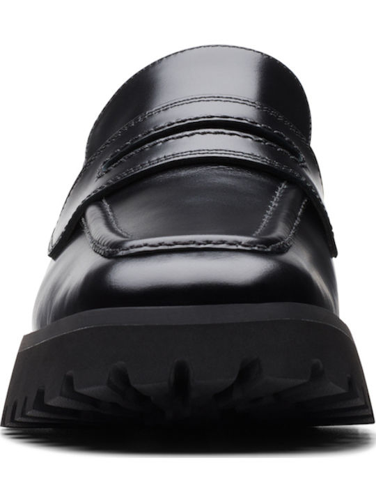 STAYSO EDGE Women's Slip-On Leather Black