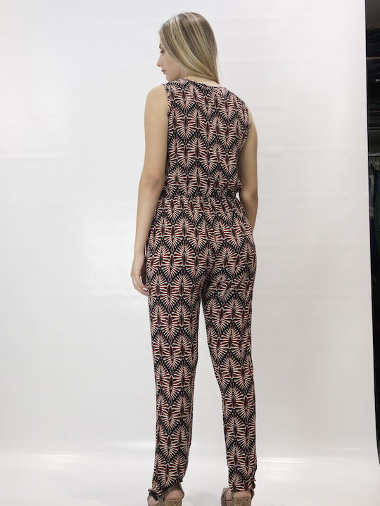 Women's Sleeveless One-piece Suit Multicolored