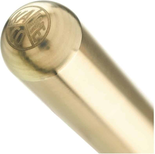 Kaweco LILIPUT Messing Füllfederhalter Extra Breit Gold aus Messing mit Rot Tintenfarbe