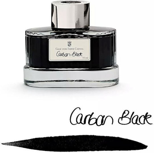 Graf Von Faber-Castell Replacement Ink for Fountain Pen Extra Fine Black 75ml
