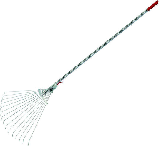 Lux Tools Gartenrechen Rasenharke mit Stiel