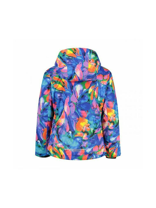 CMP Waterproof Girls Casual Jacket Multicolour with Ηood