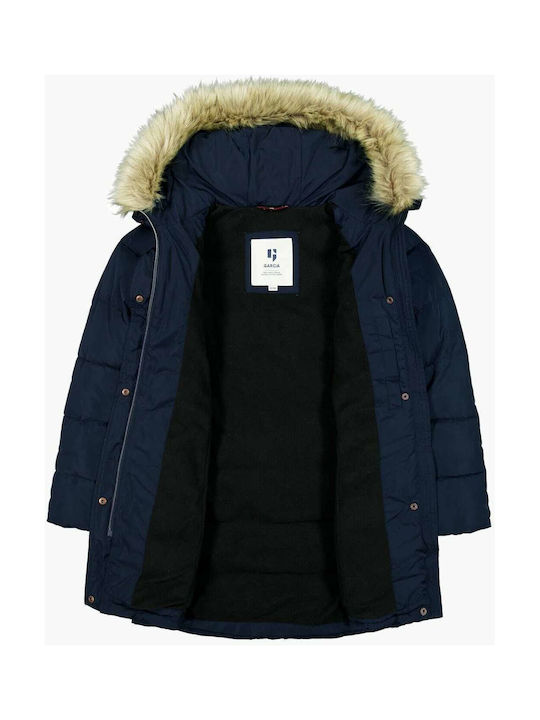 Garcia Jeans Girls Parka Black with Ηood