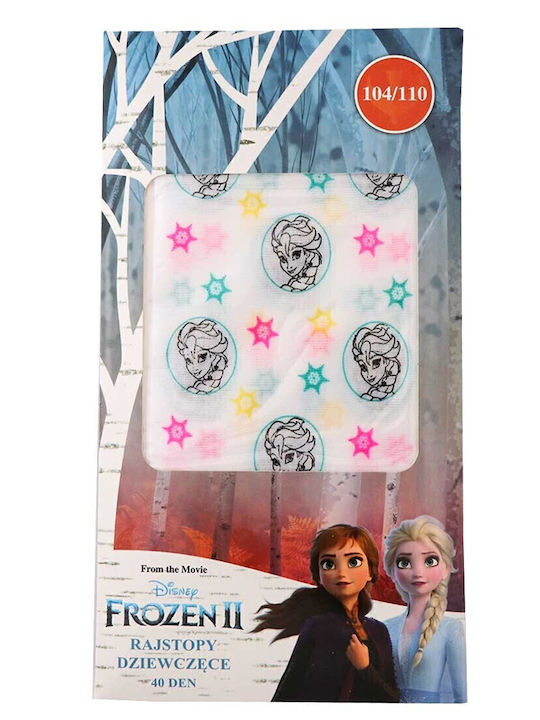 Disney Σετ Παιδικά Καλσόν Λευκά Frozen