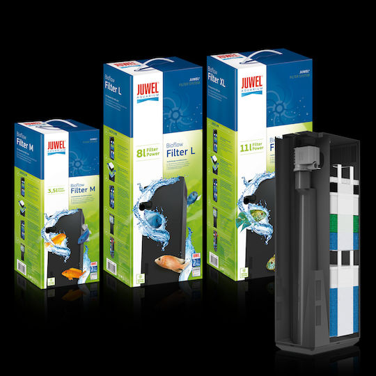 Juwel BIOFLOW Internal Aquarium Filter for Aquariums Up to 400lt Capacity with 1000lt/h Flow and 8W Power