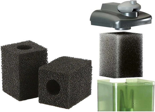 Eheim Carbon Filter Cartridge Sponge for Aquarium Filter Accessories with Activated Carbon 2 Pieces