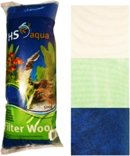 HS Aqua Filter Material Filter Fiberglas für Aquariumfilter 500g 1 Stück