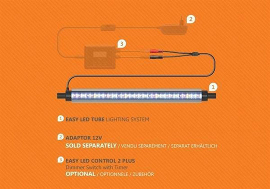 Aquatlantis EASY Led-Lampe für Aquariumbeleuchtung mit Rosa Licht
