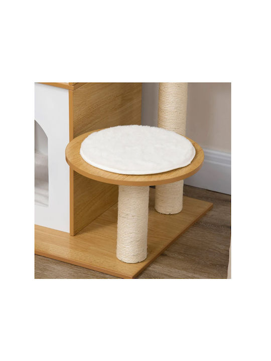 Pawhut Γατόδεντρο Καφέ 60x48x133εκ. Pawhut Γατόδεντρο Καφέ 60x48x133εκ.