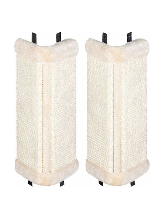 Navaris Scratching Post Posts Beige Wall Mounted 43x22x2cm