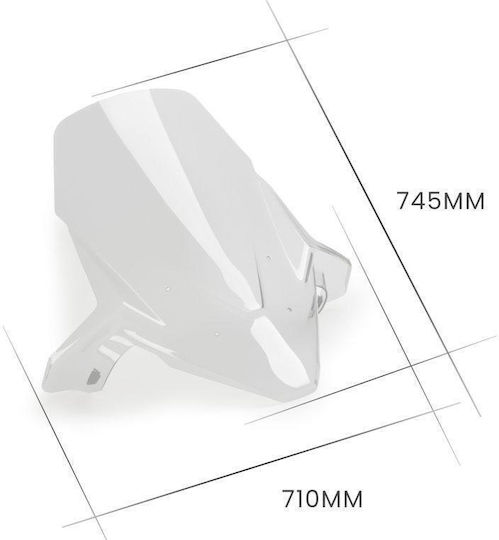 Puig Transparentes Visier Motorrad für Honda Forza 750 20574W