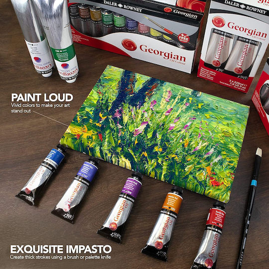 Daler Rowney Λαδομπογιές 22ml Πολύχρωμες Σετ 10τμχ