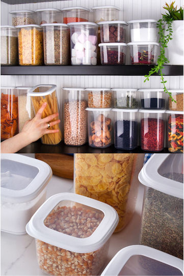 Hermia Set 24 Bucăți Vaze Utilizare Generală cu Capac Plastic Alb 550ml 24 Bucăți Hermia Set 24 Bucăți Vaze Utilizare Generală cu Capac Plastic Alb 550ml 24 Bucăți