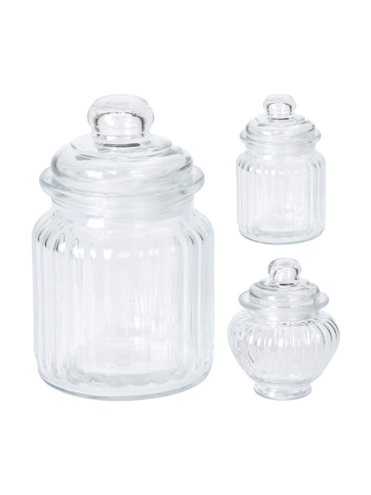 Koopman General Use Glass Jar with Lid Transparent 310ml 1 Piece