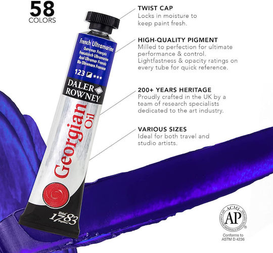 Daler Rowney Λαδομπογιές 22ml Πολύχρωμες Σετ 10τμχ