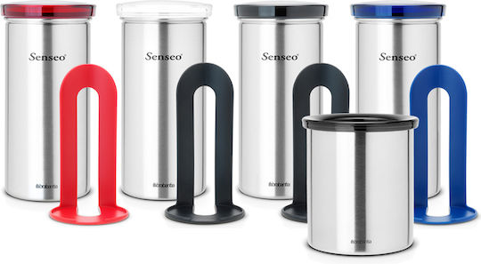 Brabantia Комплект 18 Бройки Вази За Чай И Кафе С Капак От Неръждаема Стомана Сребристи 8.5x17см 18 Бройки