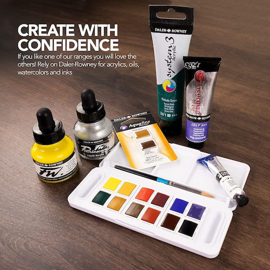 Daler Rowney Λαδομπογιές 22ml Πολύχρωμες Σετ 10τμχ